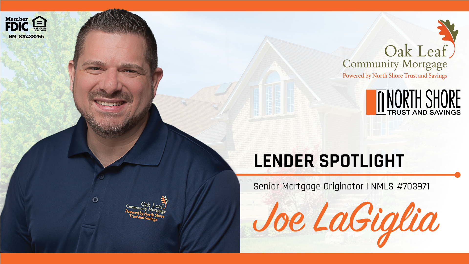 Meet Joe LaGiglia: Mortgage Maestro at Oak Leaf Community Mortgage