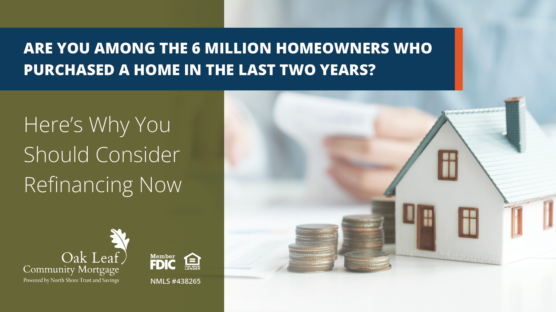 ¿Estás entre los 6 millones de propietarios que compraron una vivienda en los últimos dos años? Estas son las razones por las que debería considerar la refinanciación ahora
